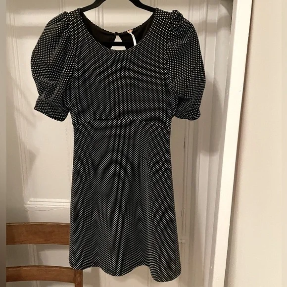 Free people puff sleeve flare dress - Picture 2 of 8